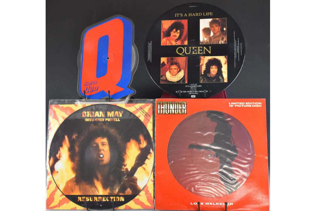Mainly 1980's collection of Rock and Pop records including twelve picture discs, one 10" single - Image 2 of 4