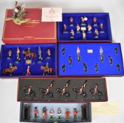 Six Britains limited edition metal soldier boxed sets comprising The 16th Lancers 00076, All The