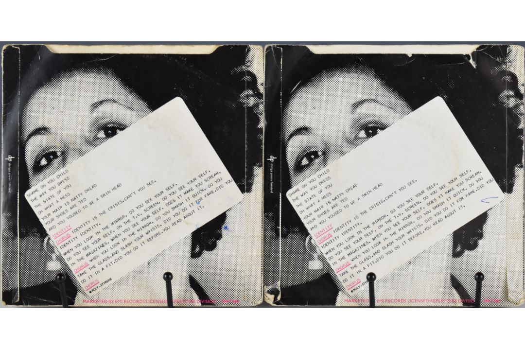 X-Ray Spex - Identity b/w Let's Submerge (INT 563) on pink vinyl together with a black vinyl copy, - Image 2 of 3