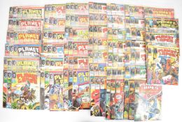 One-hundred and twenty-five Planet of the Apes comics by Marvel UK (1974), to include issue #1