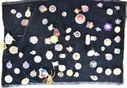 Collection of bowling medals / badges circa 1913-1940s, one hallmarked silver, Canada badges etc