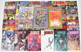 Approximately two hundred Marvel, Image and independent comics dating mostly to the 1990's to
