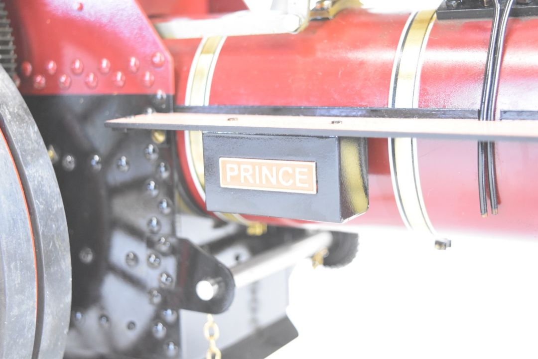 Maxitrak 1 inch scale Burrell live steam traction engine, with gas fired silver soldered boiler, - Image 9 of 17