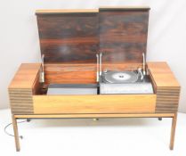Bang and Olufsen mid century modern rosewood radiogram with Beomaster 900 turntable and Beocord 3500