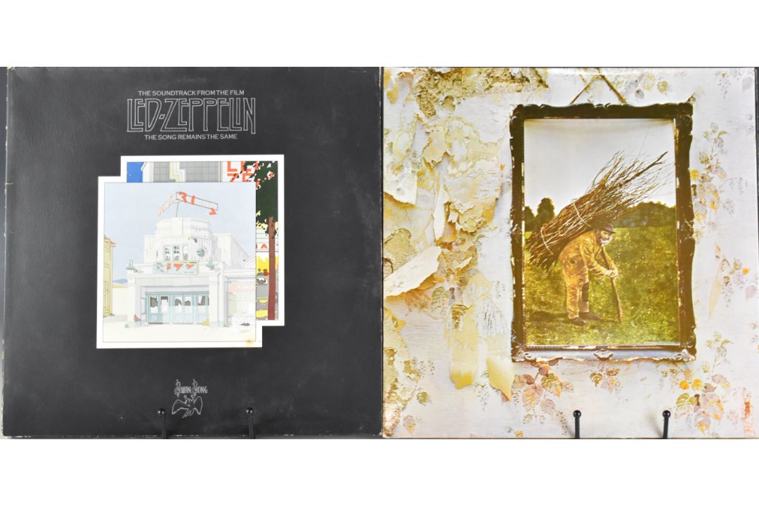 Led Zeppelin - Two LPs comprising Untitled and The Songs Remains The Same, records appear Ex - Image 1 of 6