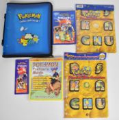 Two sealed Pokemon Pikachu World Collection folders by Wizards Of The Coast (1999-2000) together