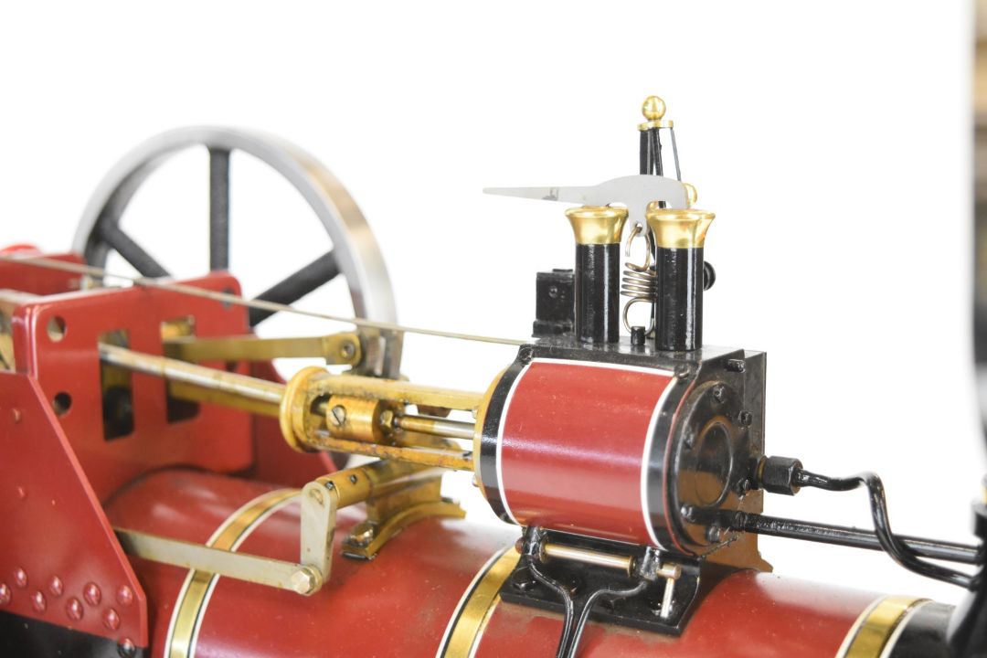 Maxitrak 1 inch scale Burrell live steam traction engine, with gas fired silver soldered boiler, - Image 6 of 17
