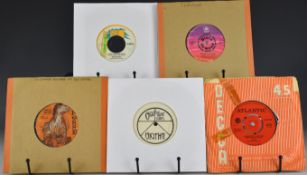 Approximately one hundred and twenty mostly 1960s and 1970s Rock / Pop, Soul and Reggae 7