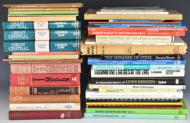 Approximately 50 railway interest books to include Great Central by George Dow, Oakwood Press,