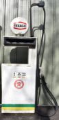 Wayne double sided classic car petrol pump, with BP strips and logo to covers and Texaco decals,