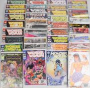 Over forty Wonder Woman comic books by DC.