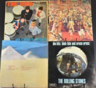 Eight Rock LPs comprising The Who My Generation, The Rolling Stones Made In The Shade, Big Hits (