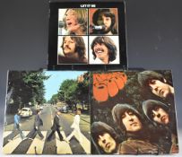 The Beatles - Three LPs comprising Rubber Soul (PCS 3075) first UK press with Garrod and Lofthouse