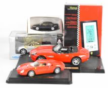 Ferrari / Monza electric weather station, Welly Audi A4 cabriolet in box, Minichamps Audi A8 etc