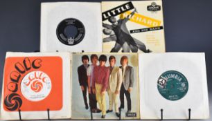 Approximately one hundred and fifty mostly 1960s Rock n Roll, Beat, Pop etc 7