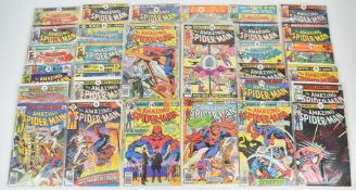 Fifty Bronze Age The Amazing Spider-Man comics by Marvel comprising issues #174-225, featuring the