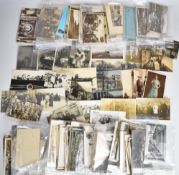 Collection of old postcards to include The Ruins of Zeebrugge, Titanic or similar ship, Boy