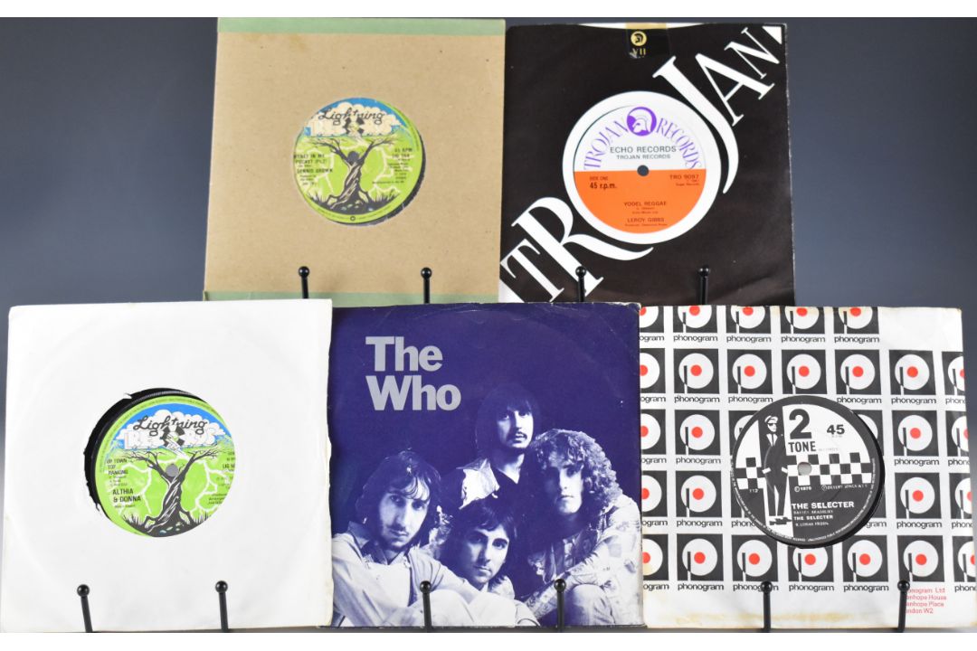 Over eighty 7" singles, mostly 1970s with some earlier and later examples, includes The Who Won't - Image 1 of 3