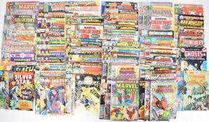One hundred and seventy-five silver and bronze age Marvel and DC comics to include The Amazing