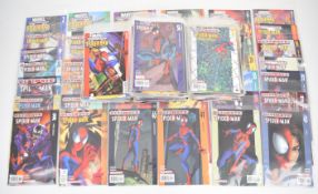 One hundred and thirty-six Ultimate Spider-Man comics by Marvel comprising issues #1-133 and