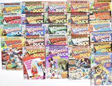 Twenty-five Howard The Duck comics by Marvel (1976), to include issue #1.