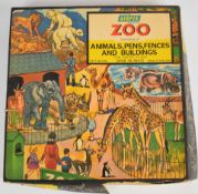 Airfix H0/00 scale plastic model Zoo kit with animals, pens, fences and buildings, 1686, in original