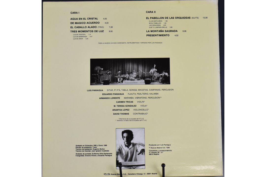 Luis Paniagua - De Magico Acuerdo (Neuvos Medios 13 221L) Spanish Prog Rock / Psych / Avant Garde - Image 2 of 3