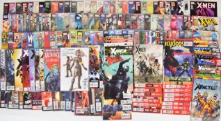 One hundred and fifty X-Men and related titles by Marvel comics.