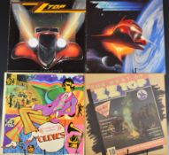 Eighteen Rock LPs comprising The Who Meaty Beaty Big and Bouncy, Rod Stewart & The Faces Live,