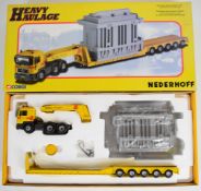 Corgi Heavy Haulage diecast model 1:50 scale Nederhoff & MAN 6x4 Low Loader with Generator -