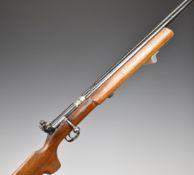 BSA Century .22 bolt-action target rifle with semi-pistol grip, raised cheek piece, Parker-Hale