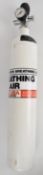 Approximately 3 litre 4.3kg compressed air bottle suitable for re-filling PCP air rifles, with