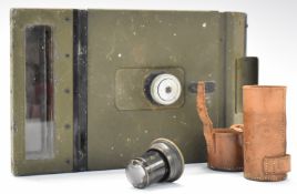 Military periscope M6 together with scope eye piece by R&J.B with broad arrow mark