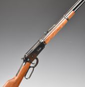 Winchester model 94AE .357/38 underlever action rifle with adjustable sights and 20 inch barrel,