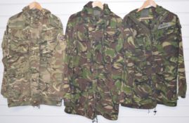 Three British Cold War / post WW2 wind proof combat smocks