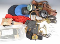 Small collection of various items of militaria including Royal Fleet Auxiliary bullion badge, Sam