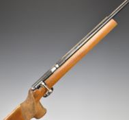 Anschutz Match 64 .22 bolt-action target rifle with textured semi-pistol grip, raised cheek piece,