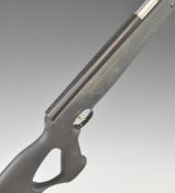 Weihrauch HW97K .22 underlever air rifle with composite stock, textured thumb-hole grip, raised