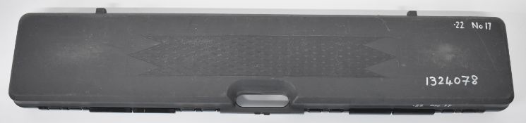 Gun Guard hard rifle or shotgun case with padded interior, 122cm long.