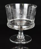 Royal Marines interest presentation glass bowl to Brigadier Robin Ross from COMAW and staff, April