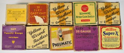 Two hundred and twenty 20 and 28 bore collectors shotgun cartridges including Remington Kleanbore,