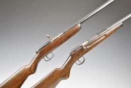 Two .bolt action guns comprising Webley & Scott .410 with 25.5 inch barrel, serial number 1583 and