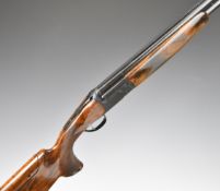 Yildiz Pro Magnum Grade IV 12 bore over and under ejector shotgun with named and border engraved