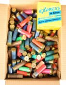 Two hundred mainly 12 bore shotgun cartridges. PLEASE NOTE THAT A VALID RELEVANT FIREARMS/SHOTGUN