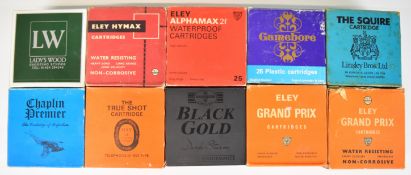Two hundred and fifty mainly 12 bore shotgun cartridges including some collector's examples.
