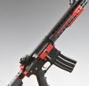 Colt M4A1 Carbine 6mm assault style electric airsoft rifle with tactical stock, chequered pistol