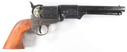 Three Denix BKA and similar replica revolvers including Colt Single Action Army and Remington,