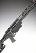 Ruger Precision .308 Win bolt-action rifle with textured pistol grip, fully adjustable stock,