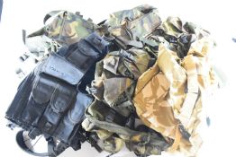 Five items of modern webbing including vests by Viper, general purpose Ops waistcoat and DPM