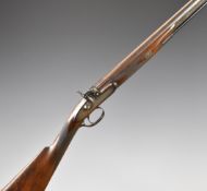 Cogswell & Harrison 10 bore muzzle loading percussion hammer action sporting gun with named and